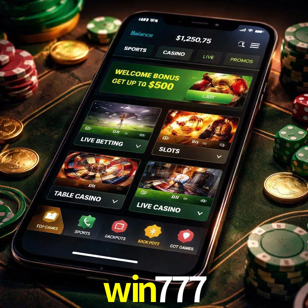 Diseño de juegos móviles win777 para usuarios en México